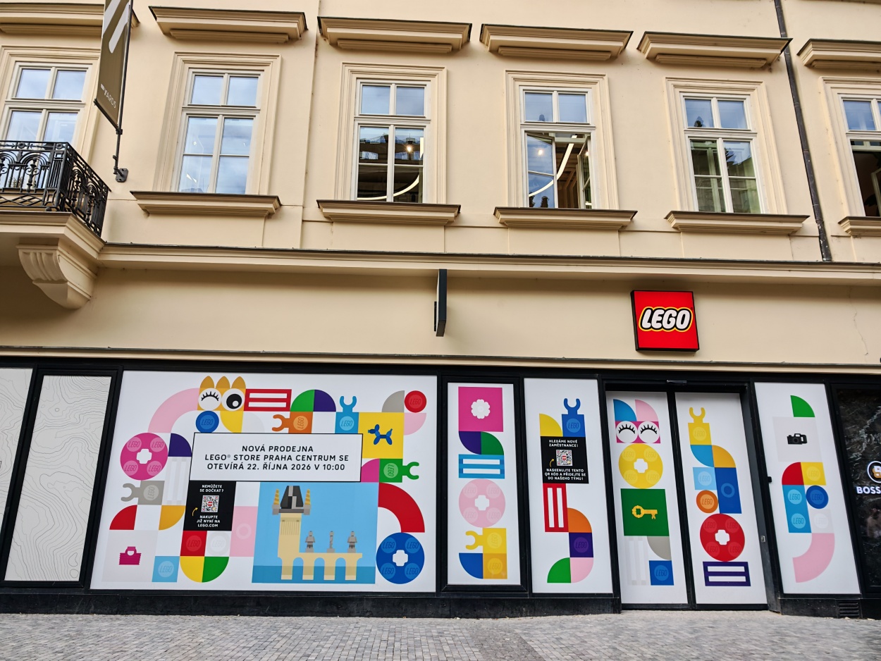 LEGO Store Praha Centrum: Nová adresa pro stavění, objevování a společné zážitky