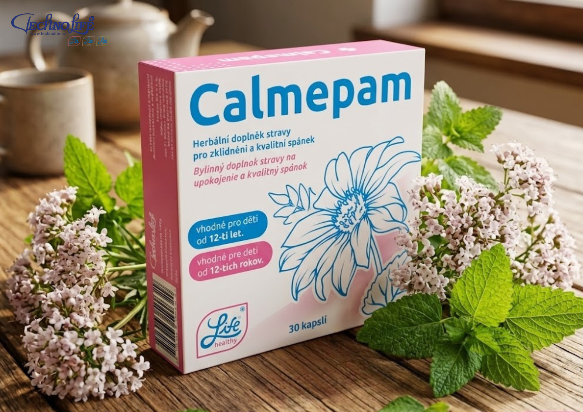 Calmepam: Rostlinná receptura v praktické tobolce